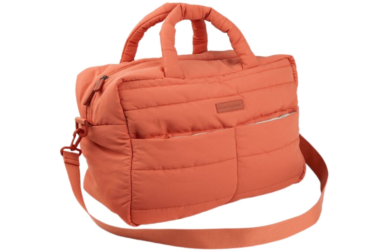 Oranžová přebalovací taška s podložkou Done