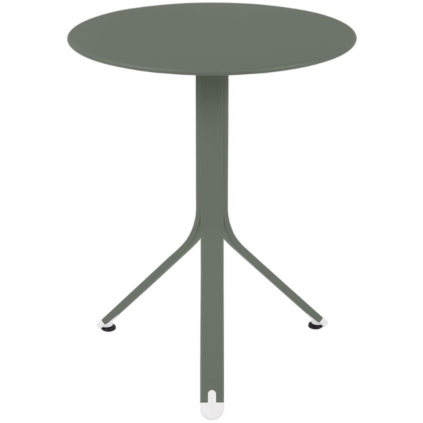 Šedozelený kovový stůl Fermob Rest'O