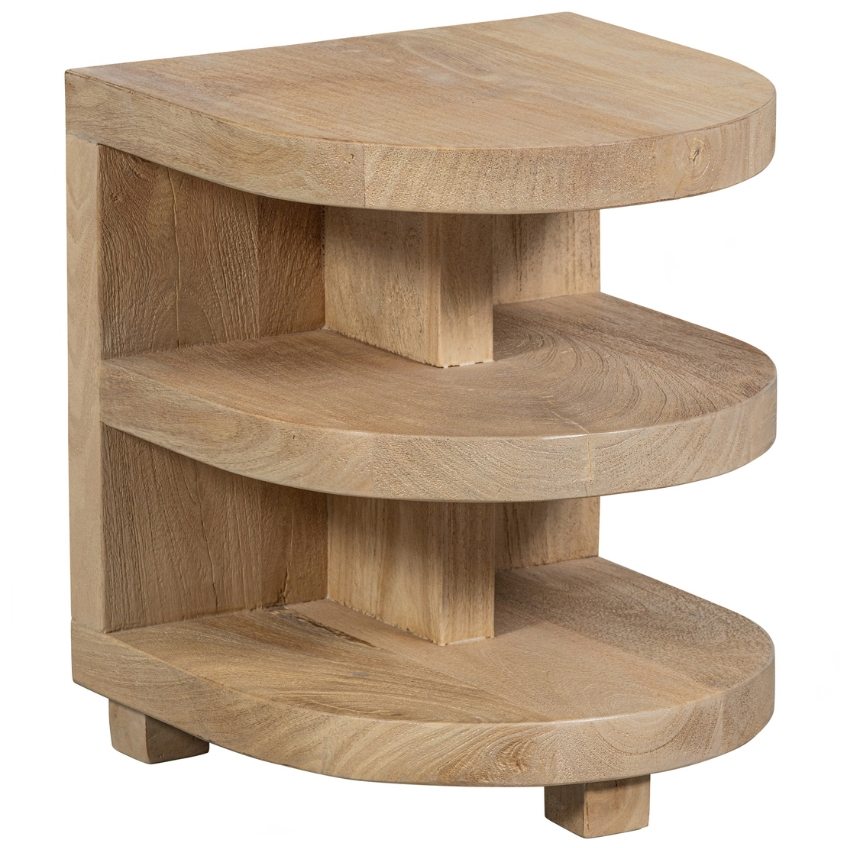 Hoorns Dřevěný odkládací stolek Arren 36