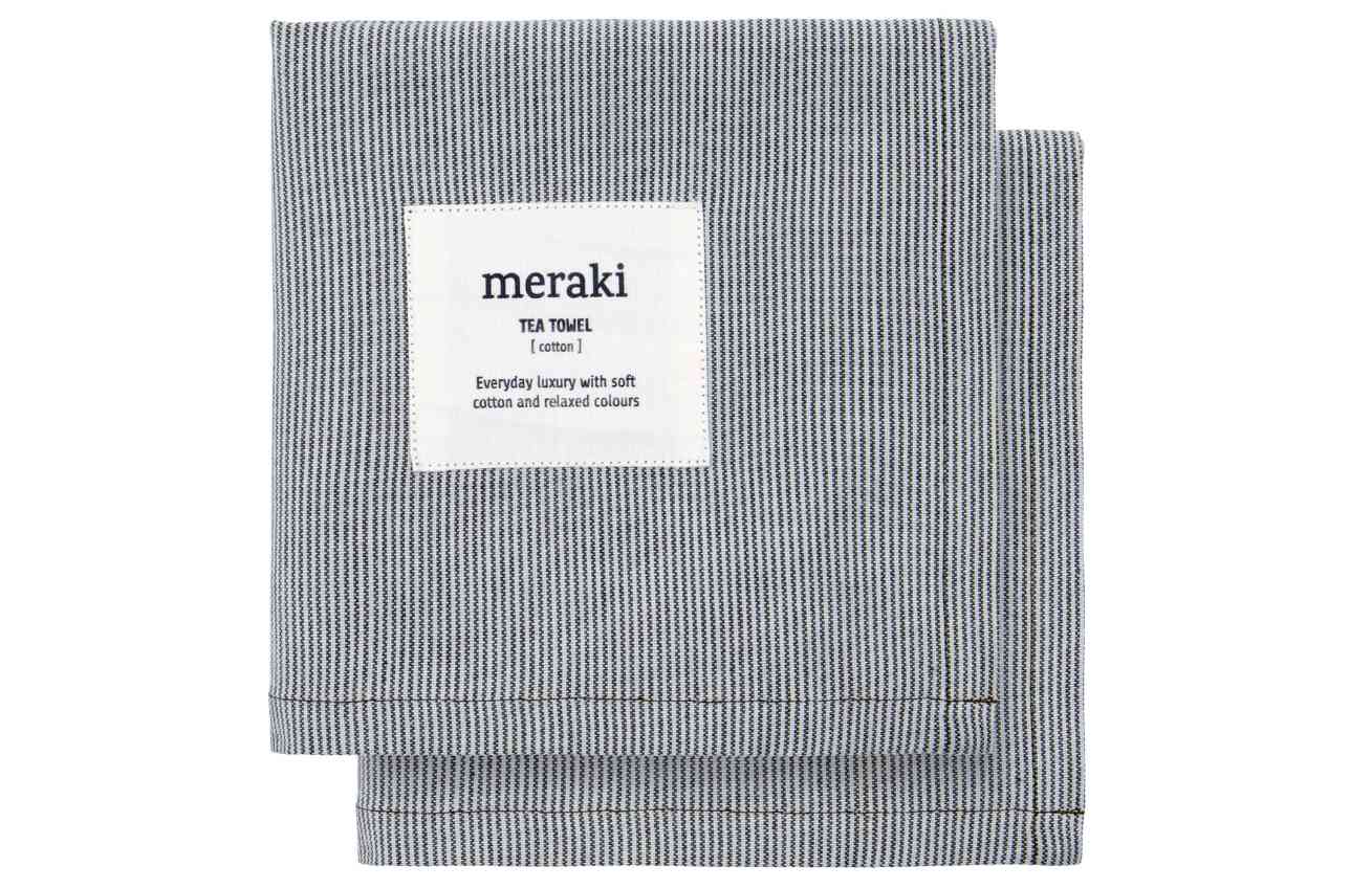 Sada dvou šedých bavlněných utěrek Meraki Verum